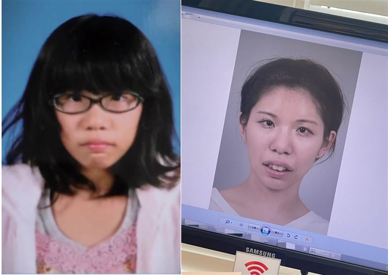 平瀬爱里过去曾大方秀出自己未整形前照片，让众网友们全惊呆。（组合图／翻摄自Nyairin_518 X）