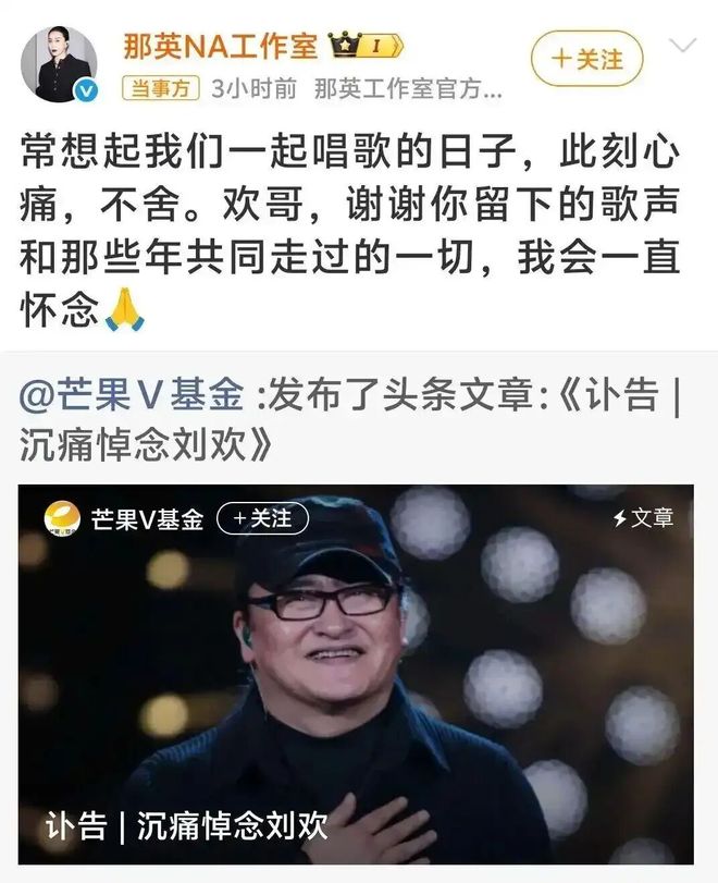 那英加唱悼念刘欢,成都文旅用善意化解举报,但这还不够