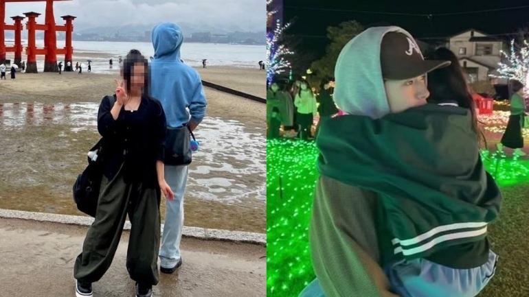 13岁女童经常在社群Instagram上晒出她与琉枫的出游亲密照。（图／翻摄自X）
