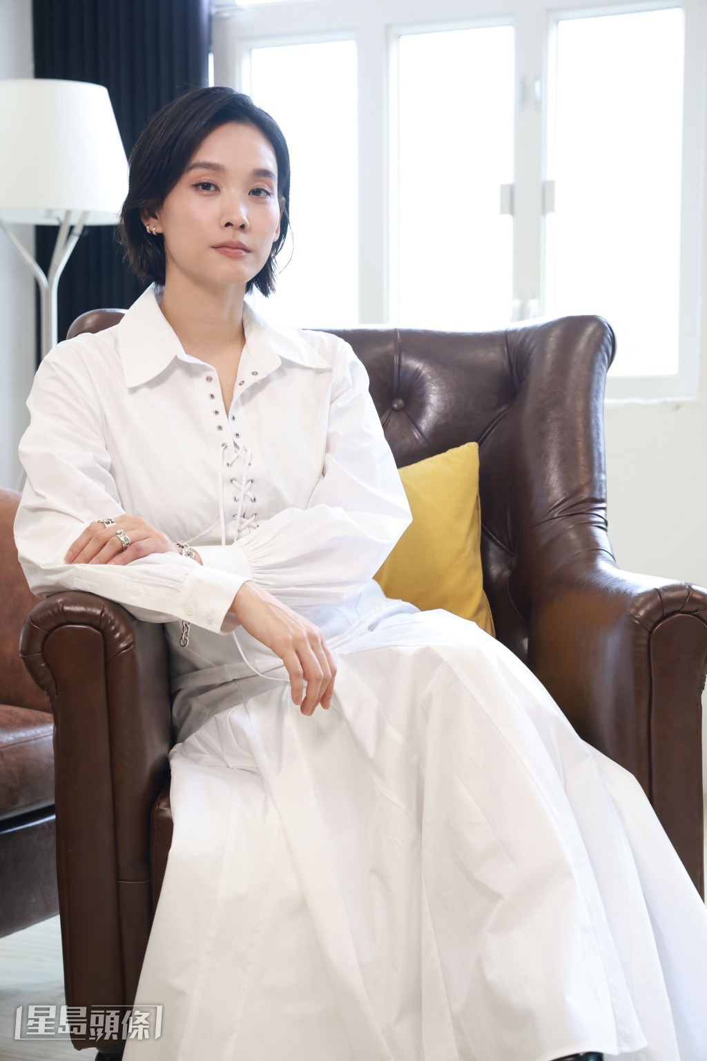 谈善言形容在电视上的郭羡妮，仙气满满，有距离感。